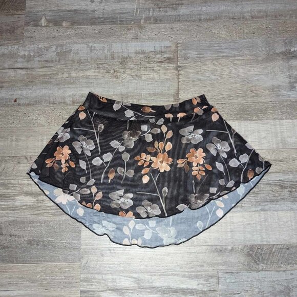 DanzNMotion * Floral Printed Skirt * Kids Large/X-Large - Picture 2 of 5